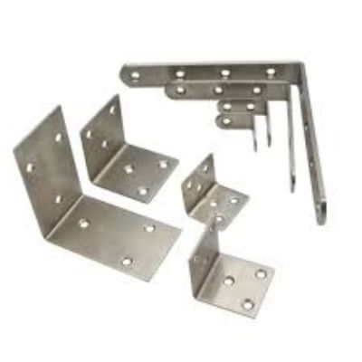 Brackets de ângulo de aço e aço inoxidável personalizados acessíveis para a indústria automotiva