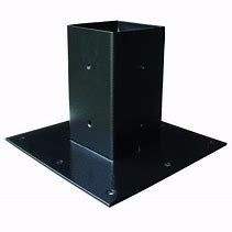 Base de metal profissional personalizada com polir preto de produtos de hardware