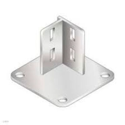 Placa de base de montagem de piso personalizada para peças de estampagem feitas de aço e aço inoxidável