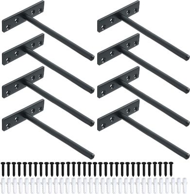 Bracket de metal revestido de aço carbono para fixação de mesa personalizada e polida