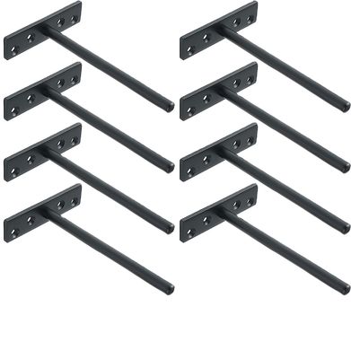 Bracket de metal revestido de aço carbono para fixação de mesa personalizada e polida