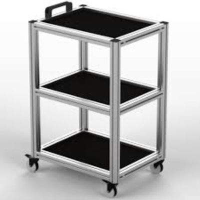 Rack de armazenamento de alumínio sem parafusos altamente personalizável com certificação ISO9001 2008