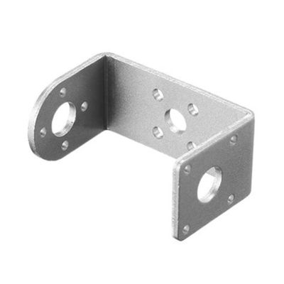 Suporte em forma de U de aço inoxidável revestido de potência profissional para suporte em forma de L preto