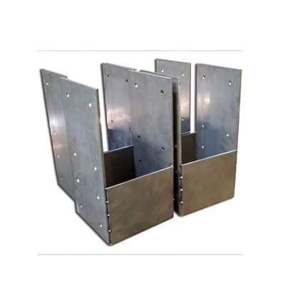 Suporte em forma de U de aço inoxidável revestido de potência profissional para suporte em forma de L preto