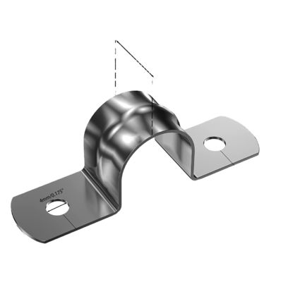 Aço Natural Color Metal Pipe Rack com Customized Metal Bracket e aço inoxidável