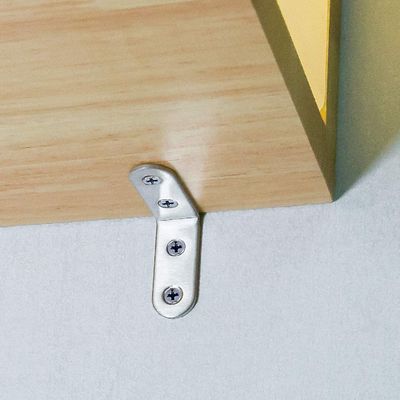 Bracket de ângulo reto em forma de L de aço inoxidável personalizável para as necessidades do cliente