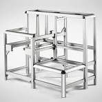 Todos os tipos de armazenamento facilitados com rack de armazenamento de alumínio sem parafusos de cor personalizada