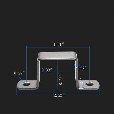 Acessórios de hardware de grampos de cabo de suportes metálicos personalizados com e design personalizado